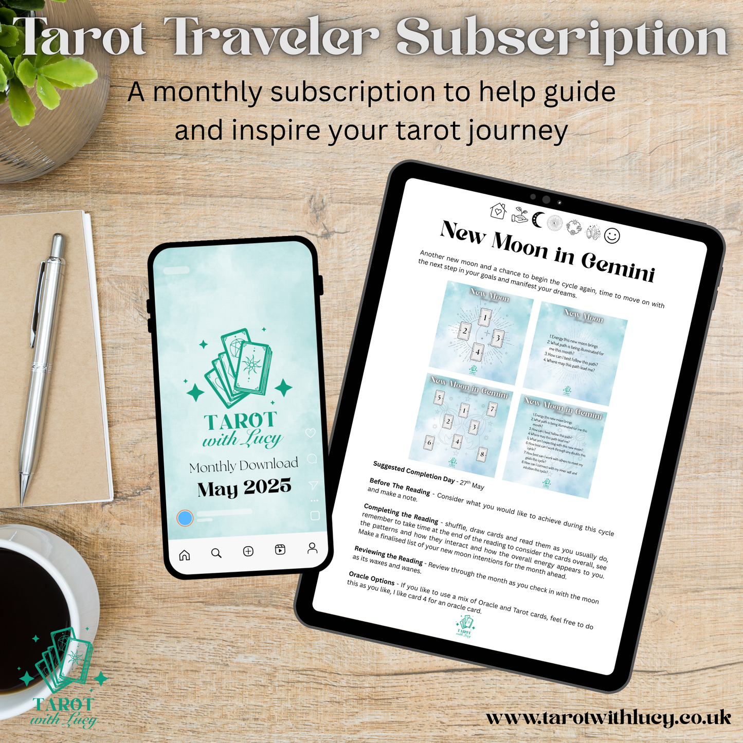 Tarot Traveler Monthly Download