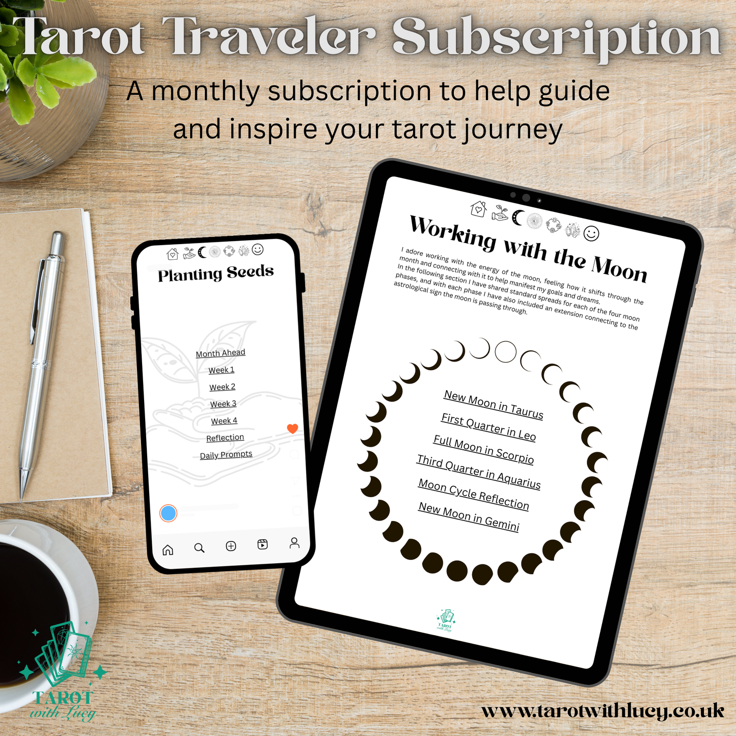 Tarot Traveler Monthly Download