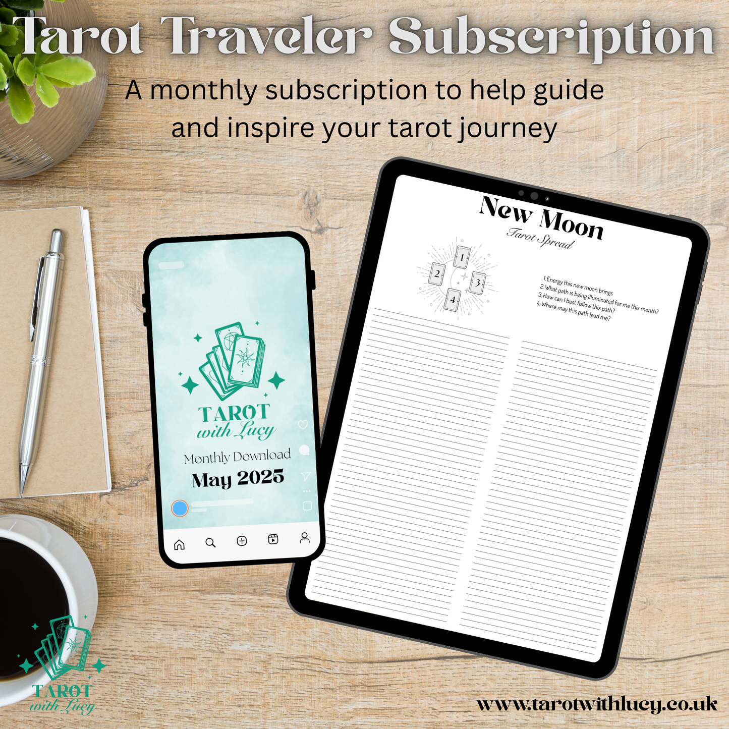 Tarot Traveler Monthly Download